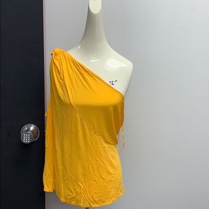 Women's Sleeveless One Shoulder Knit Top - A New D